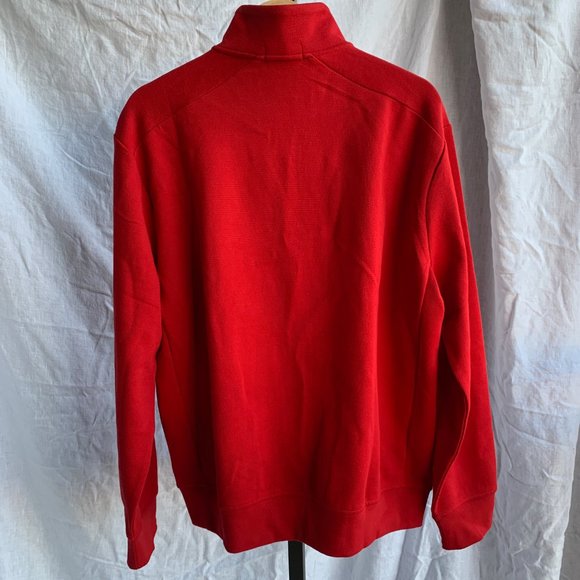 Polo Ralph Lauren 1/4 Zip Knit Sweater - Red - Picture 2 of 7